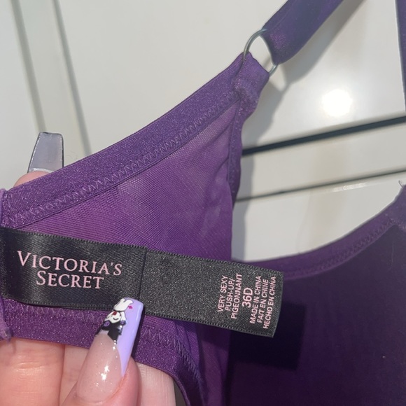 Purple Victoria Secret Very Sexy Lace Push Up Bra - Picture 3 of 5